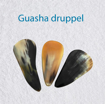 Guasha schraper waterdruppel