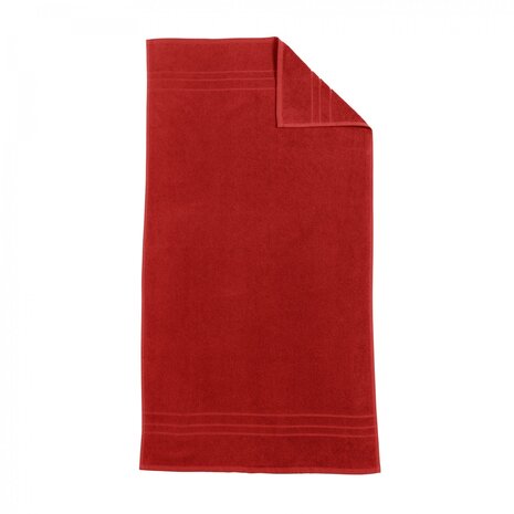 Handdoek rood 50x90cm